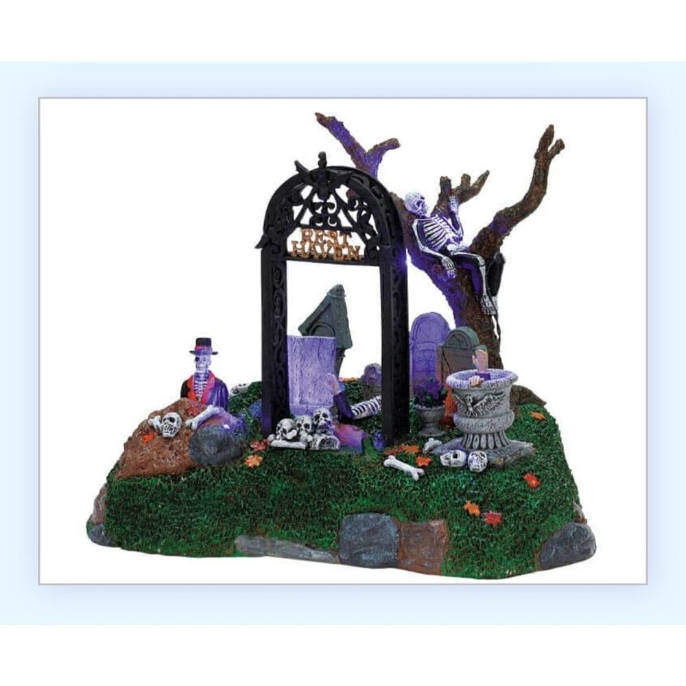Lemax Restless Tombstone Halloween  